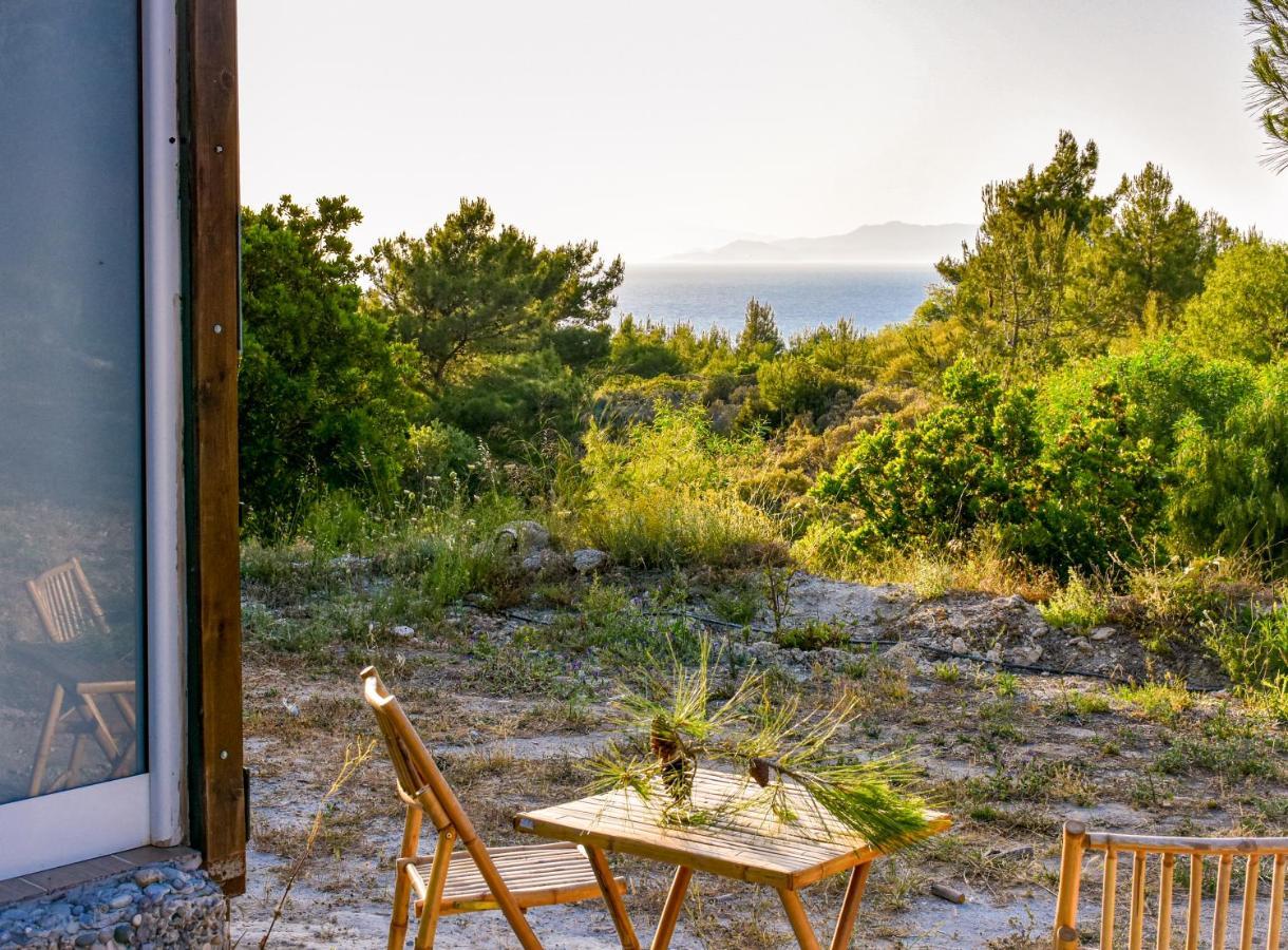 Drolma Ling Nature Cabins Theológos Dış mekan fotoğraf
