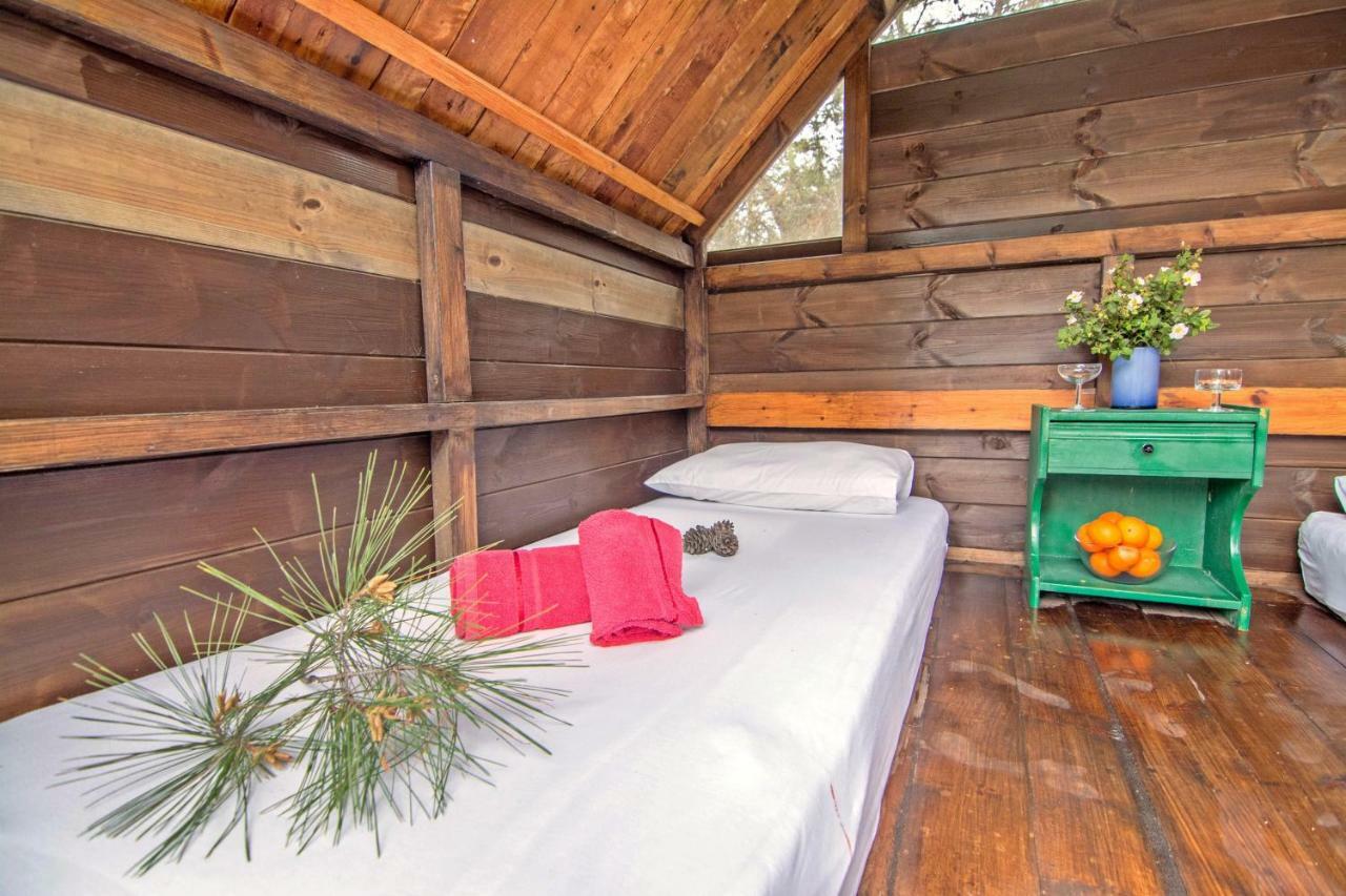 Drolma Ling Nature Cabins Theológos Dış mekan fotoğraf