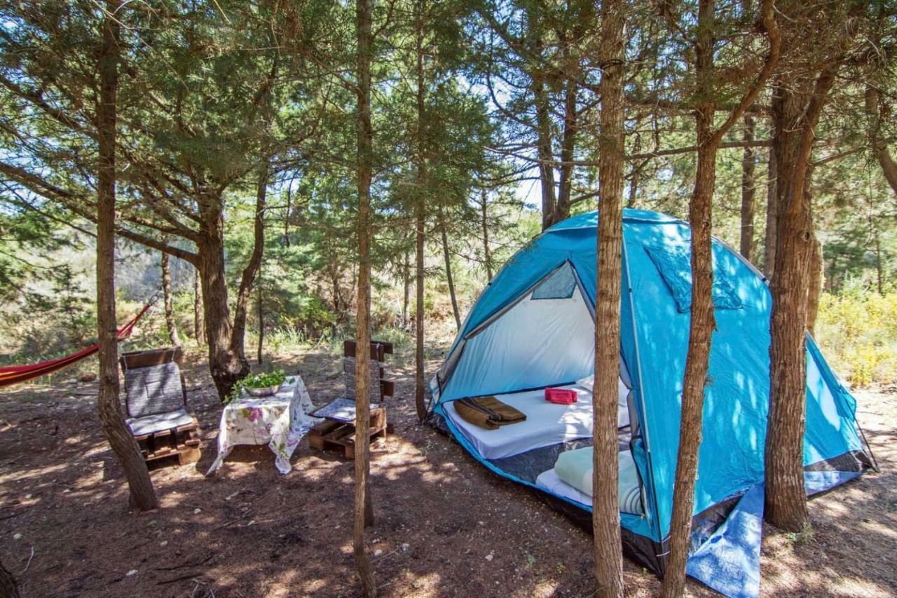 Drolma Ling Nature Cabins Theológos Dış mekan fotoğraf